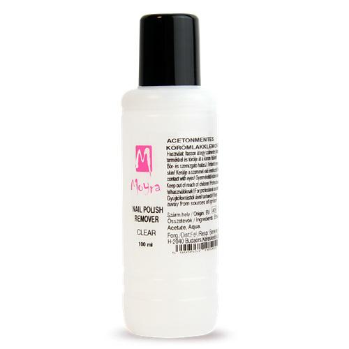 Moyra acetonmentes körömlakklemosó clear 100ml