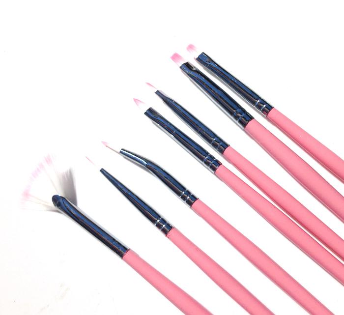 Műköröm ecsetkészlet 7darabos