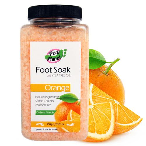 Narancsos fürdősó lábáztatáshoz teafaolajjal 950g