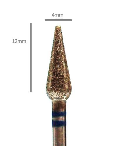 Pedi Planet gyémánt fréz csepp (közepes) (PP5861)