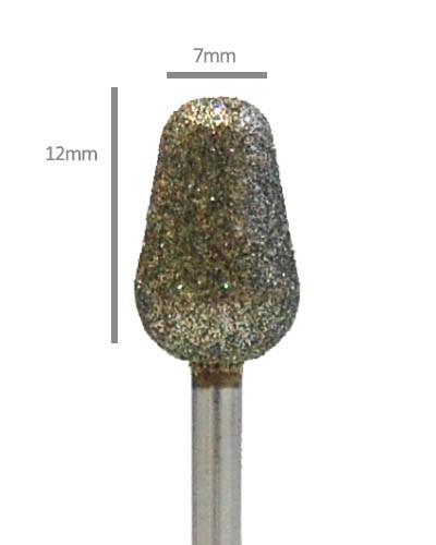 Pedi Planet gyémánt fréz közepes buzogány (közepes) (PP5926)