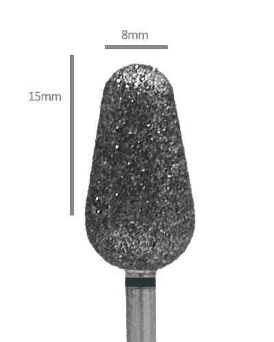 Pedi Planet gyémánt fréz nagy buzogány (extra durva) (pp5780)