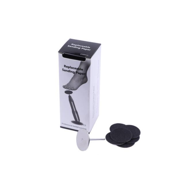 Pedikűr cserélhető csiszolókorong 100 db  + tartószár #240