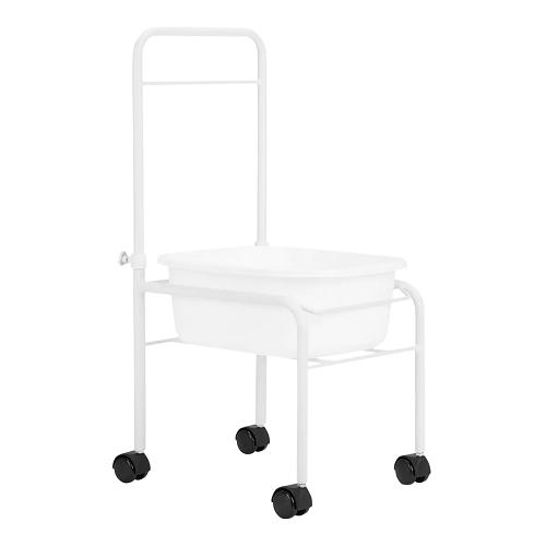 Pedikűrös lábáztató gurulós FEHÉR