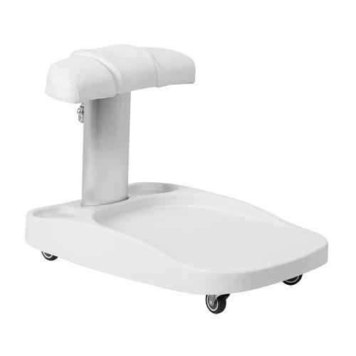 Pedikűrös lábtartó és lábáztató állvány FEHÉR