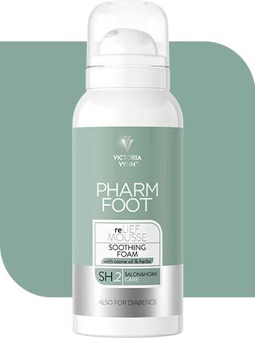 Pharm Foot - Ozone oil & Herbs - reLief Mousse- 105ml (gyógynövényes hab vékony, problémás bőrre)