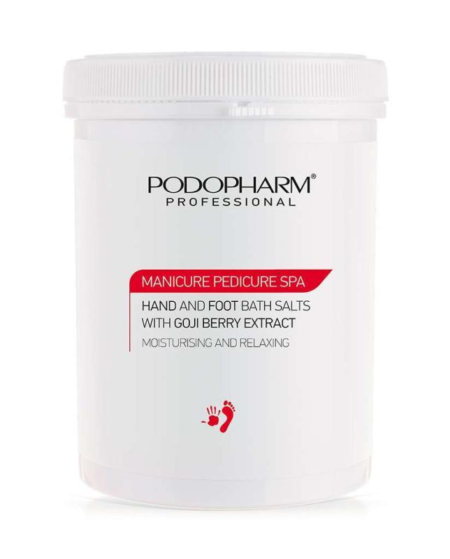 PodoPharm MANICURE PEDICURE SPA Kéz- és lábfürdősó goji bogyó kivonattal 1400g