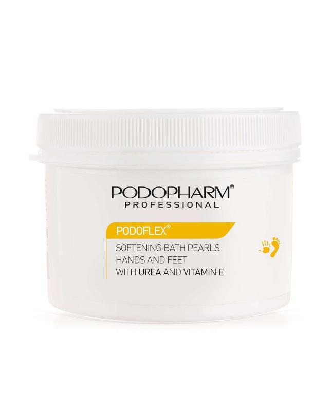 PodoPharm PODOFLEX® Puhító fürdőgyöngyök kézre és lábra karbamiddal és E-vitaminnal 400g