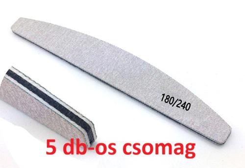 Reszelő íves 180/240 5 DB-OS CSOMAG