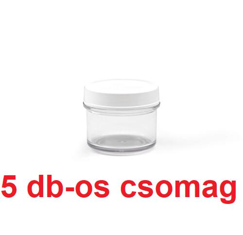 Tégely átlátszó 10 ml 5db/csomag