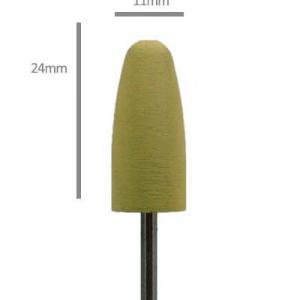 Aphro Nails gumi köröm polirozó fej sárga finom (AN5606)