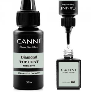 CANNI - HEMA FREE - Diamond Top gel fényzselé 30ml - utántöltő