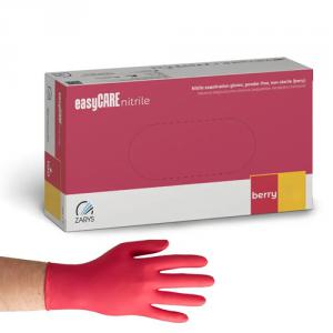EasyCare Berry nitril kesztyű MÁLNA SZÍNŰ (3,5 g, púdermentes, 100 db)