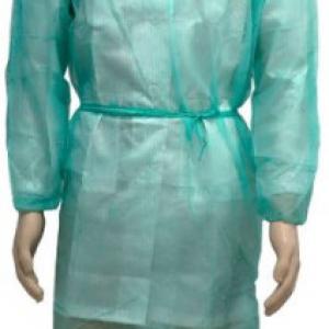 Eldobható védőruha kötős ZÖLD 1 db