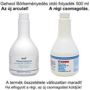Gehwol Lábápoló bőrkeményedés puhító FOLYADÉK 500ml