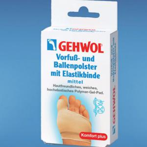 Gehwol Talppárnavédő + Bütyökvédõ elasztikus bandázzsal közepes 1db/doboz