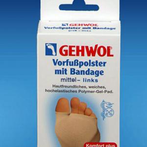 Gehwol Talppárnavédő bandázzsal balos közepes 1db/doboz