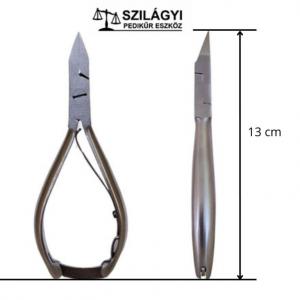 Körömcsípő egyenes zárható 13cm RM38