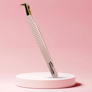 Long Lashes Pro Fiber Volume csipesz - Arany fejű