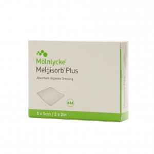 Melgisorb Plus alginát kötszer (5 x 5 cm), 1 db