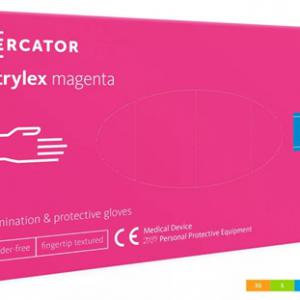 Mercator Nitrylex nitril kesztyű MAGENTA 100db Többfajta méretben