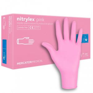 Mercator Nitrylex nitril kesztyű VILÁGOS RÓZSASZÍN 100db Többfajta méretben