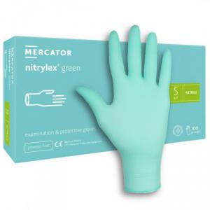 Mercator Nitrylex nitril kesztyű ZÖLD, 100db Többfajta méretben