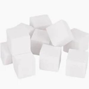 Mini buffer kocka FEHÉR  1db