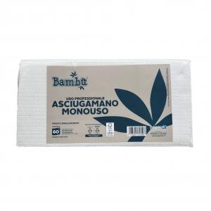 Papírtörölköző 33x66 cm 60 db/csomag Bambu Paperdi