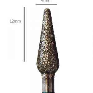 Pedi Planet gyémánt fréz csepp zöld (durva) (pp5859)