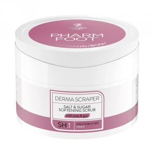 Pharm Foot - Derma Scraper 200g (Zsírosító és puhító só-cukor peeling)