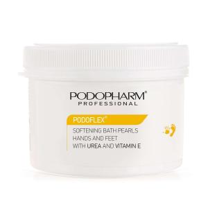 PodoPharm PODOFLEX® Puhító fürdőgyöngyök kézre és lábra karbamiddal és E-vitaminnal 400g