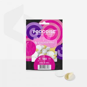Staleks Pododisc LÁGYÍTOTT csiszolókorong 20MM #180-as erősség 50db/csomag