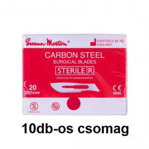 Swann Morton steril szikepenge 20-as méret (10x100db) 10 DB-OS CSOMAG