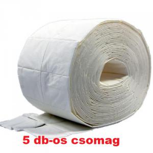 Szálmentes papírtörlő kockák, 500db/tekercs 5DB-OS CSOMAG