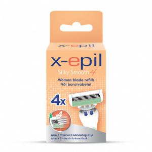 X-Epil Silky Smooth 4 Női borotvabetét 4 pengés/4db