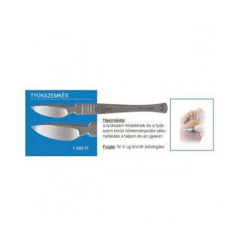 Tyúkszemkés rozsdamentes