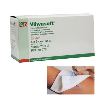 Vliwasoft 5x5cm sebfedő lap (2db lap/csomag)