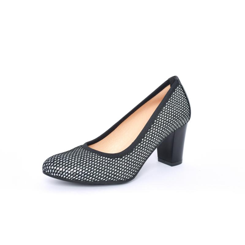 BIOECO 5137 FEKETE-EZÜST NŐI CIPŐ