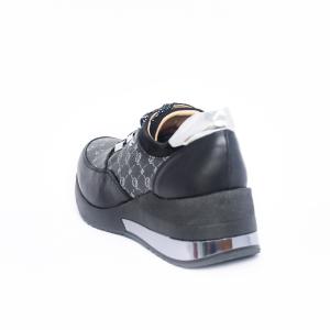 OLIVIA K2118 FEKETE-EZÜST  SNEAKER