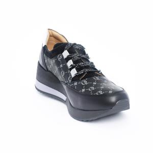 OLIVIA K2118 FEKETE-EZÜST  SNEAKER