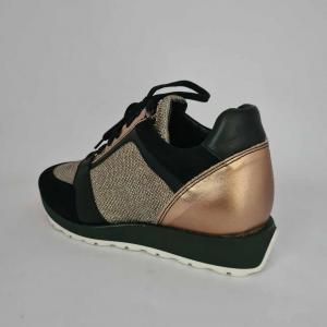 SIMEN 2808A FEKETE-ARANY SNEAKER