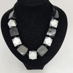 FASHION JEWELRY FEKETE-EZÜST SZÍNŰ