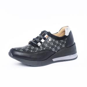 OLIVIA K2118 FEKETE-EZÜST  SNEAKER
