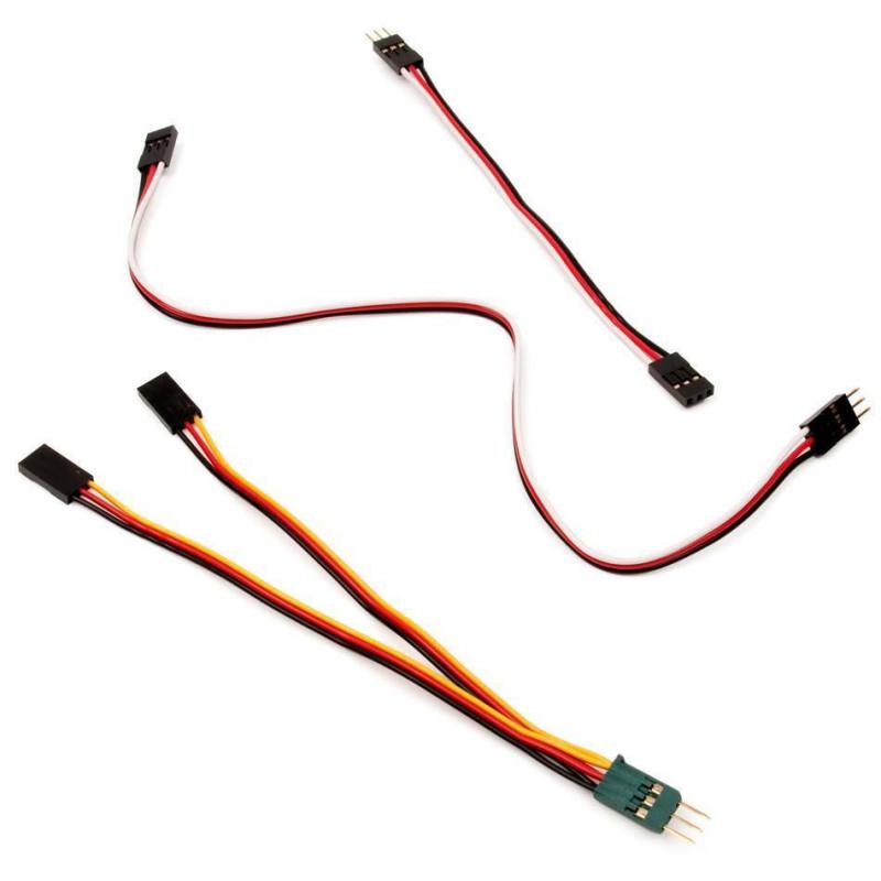 3-Wire Extension Cable 6" (4-pack)