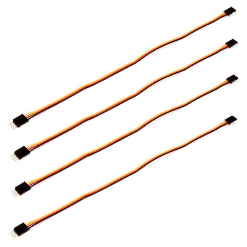 4-Wire Extension Cable 12" (4-pack)