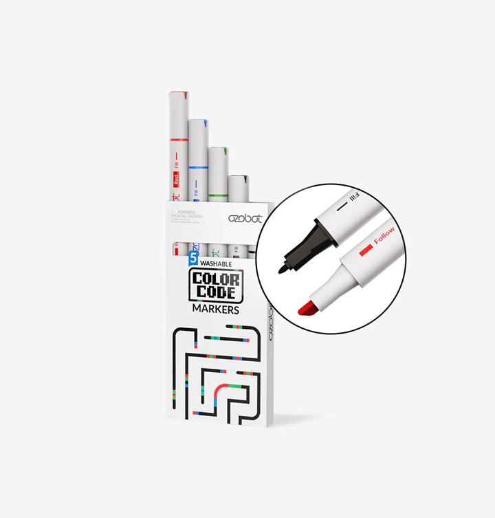 Ozobot Dual-Tip Washable Color Code Markers