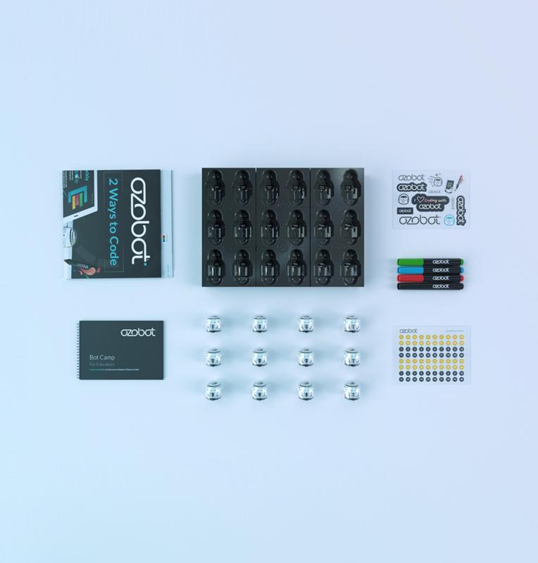 Ozobot Evo Classroom Kit, 12-pack, White