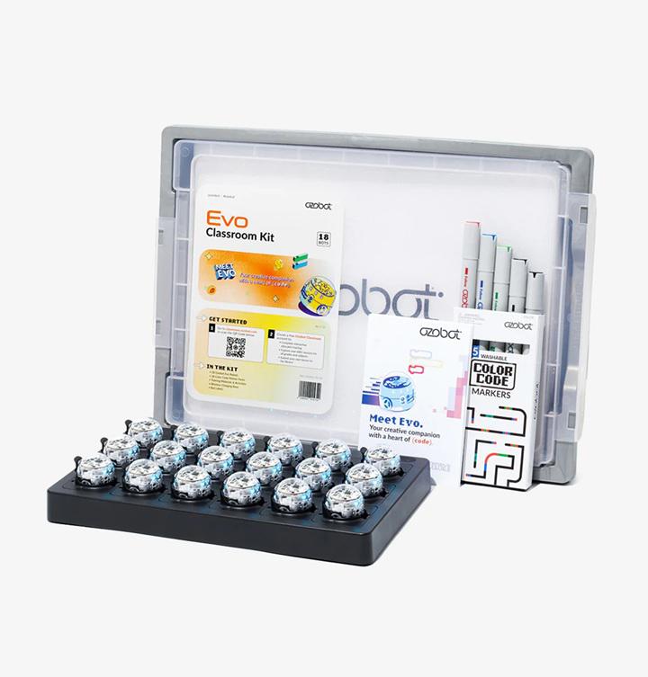 Ozobot Evo Classroom Kit, 18-pack
