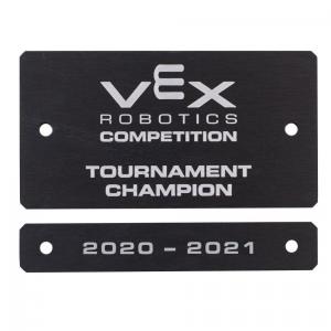 Award Plate "Robot Skills 2nd Place"